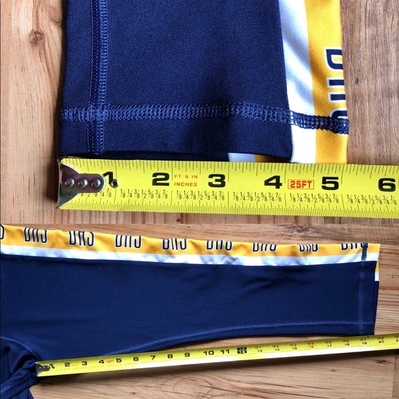 VARSITY SPIRIT Leggings Active Workout Yoga Blue Small Women’s - Picture 7 of 13